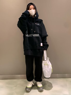 「OKERU（オケル）のアイテム」を使った、rimiさん（レディース・150cm）の冬コーディネート