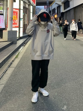 「ROYAL FLASH（ロイヤルフラッシュ）のアイテム（帽子）」を使った、rimiさん（レディース・150cm）の春コーディネート