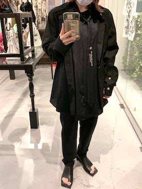 「ADDICT NOIR（アディクトノアー）のアイテム」を使った、rimiさん（レディース・150cm）の夏コーディネート