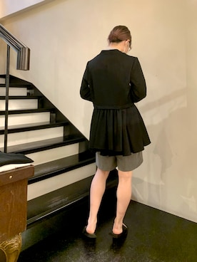 「ADDICT NOIR（アディクトノアー）のアイテム」を使った、rimiさん（レディース・150cm）の夏コーディネート
