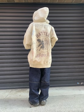 「BACKLASH（バックラッシュ）のアイテム（パンツ）」を使った、rimiさん（レディース・150cm）の秋コーディネート