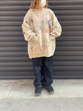 「BACKLASH（バックラッシュ）のアイテム（パンツ）」を使った、rimiさん（レディース・150cm）の秋コーディネート