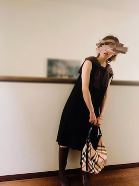 「STUDIOUS（ステュディオス）のアイテム（ワンピース/ドレス）」を使った、ふじ\( Ö )/     さん（レディース・153cm）の秋コーディネート