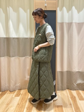 「ピクニック」｜おなべ𓍯さん（レディース・156cm・20代）の秋コーディネート