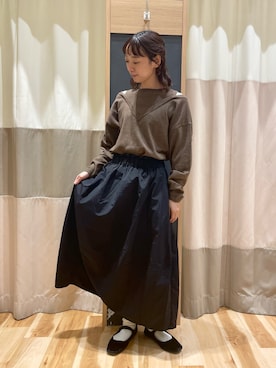 「Samansa Mos2 blue（サマンサモスモスブルー）のアイテム（トップス）」を使った、おなべ𓍯さん（レディース・156cm・20代）の秋コーディネート