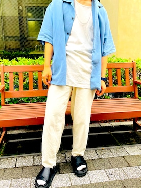 しんじんさん(メンズ・170cm)の夏コーディネート