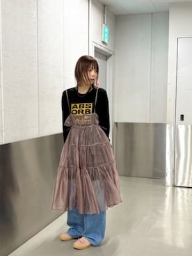 「RNA」｜「アイテム（ワンピース/ドレス）」を使った、RNA MEDIA ZOZOTOWN STAFFさん（レディース・160cm）の春コーディネート