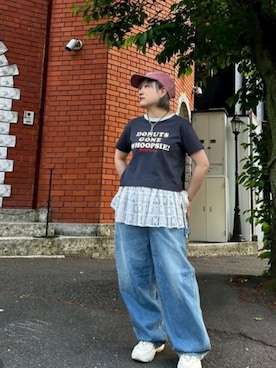 「RNA（アールエヌエー）のアイテム」を使った、RNA MEDIA ZOZOTOWN STAFFさん（レディース・153cm）の春コーディネート