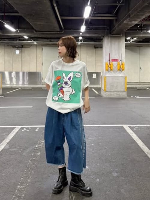 R4346 クロップドラインパンツ　RNA セール】R4346 クロップドラインパンツ（その他パンツ）｜RNA