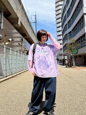 「RNA（アールエヌエー）のアイテム」を使った、RNA MEDIA ZOZOTOWN STAFFさん（レディース・158cm）の春コーディネート