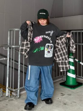 RNA MEDIA ZOZOTOWN STAFFさん（レディース・153cm）の冬コーディネート