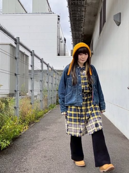 セール】D1682 ハードエフェクトシャツワンピース（ワンピース）｜RNA  