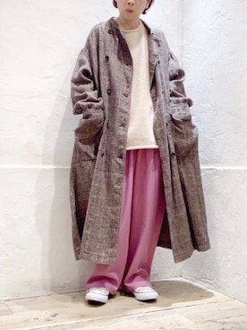 「RNA-N（アールエヌエーエヌ）のアイテム（その他アウター）」を使った、RNA MEDIA ZOZOTOWN STAFFさん（レディース・156cm）の冬コーディネート