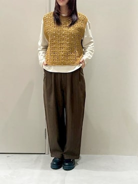 「ニット/セーター」｜RNA MEDIA ZOZOTOWN STAFFさん（レディース・164cm）の冬コーディネート