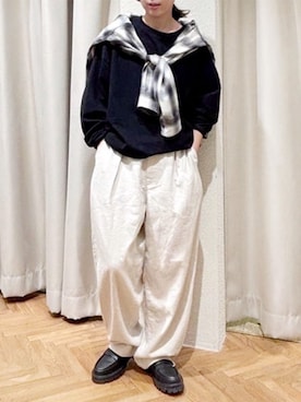 「25AW冬の新作」｜RNA MEDIA ZOZOTOWN STAFFさん（レディース・156cm）の秋コーディネート