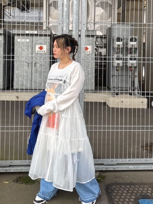 セール】D1667 シアーハーフキャミワンピ（ワンピース）｜RNA（アール  