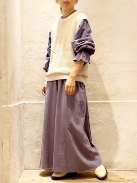 RNA MEDIA ZOZOTOWN STAFFさん(レディース・158cm)の冬コーディネート