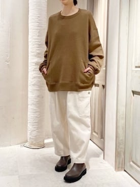 「24AW秋の新作」｜「アイテム（パンツ）」を使った、RNA MEDIA ZOZOTOWN STAFFさん（レディース・165cm）の秋コーディネート