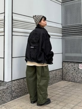 「RNA（アールエヌエー）のアイテム（ジャケット/アウター）」を使った、RNA MEDIA ZOZOTOWN STAFFさん（レディース・157cm）の冬コーディネート