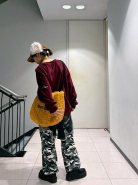 「25AW冬の新作」｜「アイテム（キャップ）」を使った、RNA MEDIA ZOZOTOWN STAFFさん（レディース・158cm）の秋コーディネート