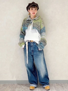 RNA MEDIA ZOZOTOWN STAFFさん(レディース・162cm)の冬コーディネート