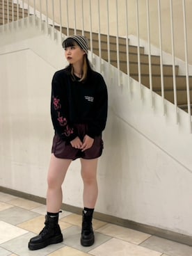「RNA」｜「アイテム（帽子）」を使った、RNA MEDIA ZOZOTOWN STAFFさん（レディース・157cm）の秋コーディネート