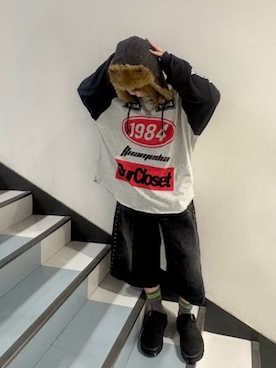 「RNA（アールエヌエー）のアイテム」を使った、RNA MEDIA ZOZOTOWN STAFFさん（レディース・157cm）の秋コーディネート