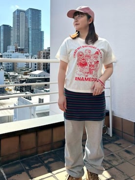 「RNA（アールエヌエー）のアイテム」を使った、RNA MEDIA ZOZOTOWN STAFFさん（レディース・160cm）の春コーディネート