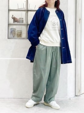 「24AW秋の新作」｜「アイテム（ジャケット/アウター）」を使った、RNA MEDIA ZOZOTOWN STAFFさん（レディース・162cm）の秋コーディネート
