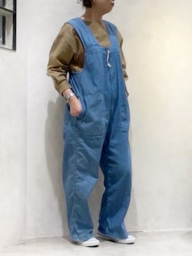 「24SS春の新作」｜「アイテム（オールインワン・サロペット）」を使った、RNA MEDIA ZOZOTOWN STAFFさん（レディース・162cm）の春コーディネート
