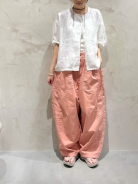 「URCH RNA（アーチ アールエヌエー）のアイテム」を使った、RNA MEDIA ZOZOTOWN STAFFさん（レディース・160cm）の夏コーディネート