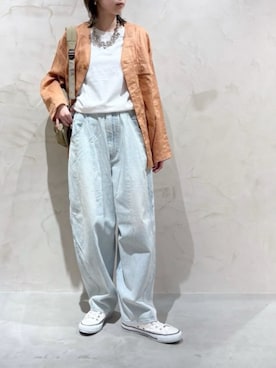 「URCH RNA（アーチ アールエヌエー）のアイテム」を使った、RNA MEDIA ZOZOTOWN STAFFさん（レディース・160cm）の春コーディネート