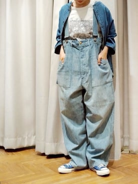 「URCH RNA（アーチ アールエヌエー）のアイテム」を使った、RNA MEDIA ZOZOTOWN STAFFさん（レディース・156cm）の春コーディネート