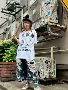 「RNA（アールエヌエー）のアイテム」を使った、RNA MEDIA ZOZOTOWN STAFFさん（レディース・150cm）の夏コーディネート