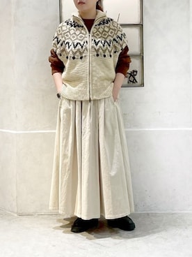 「RNA-N（アールエヌエーエヌ）のアイテム」を使った、RNA MEDIA ZOZOTOWN STAFFさん（レディース・163cm）の冬コーディネート