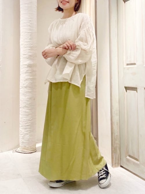 セール】B2837 ガーゼギャザーブラウス（シャツ/ブラウス）｜RNA-N  