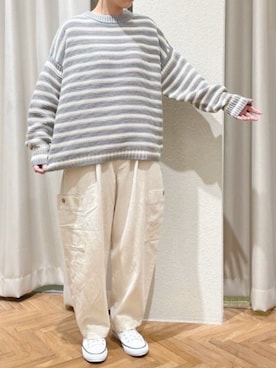 「24AW秋の新作」｜「アイテム（パンツ）」を使った、RNA MEDIA ZOZOTOWN STAFFさん（レディース・164cm）の秋コーディネート