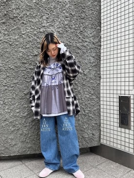 RNA MEDIA ZOZOTOWN STAFFさん（レディース・153cm）の春コーディネート