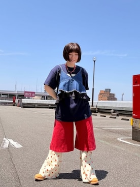 「RNA（アールエヌエー）のアイテム」を使った、RNA MEDIA ZOZOTOWN STAFFさん（レディース・158cm）の夏コーディネート