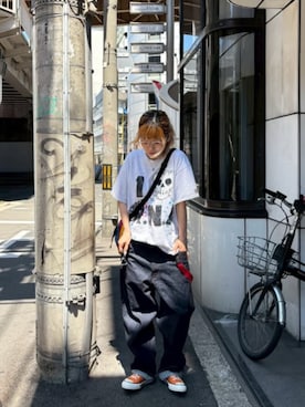 「RNA（アールエヌエー）のアイテム」を使った、RNA MEDIA ZOZOTOWN STAFFさん（レディース・161cm）の夏コーディネート
