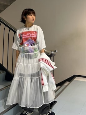 「RNA」｜「アイテム（ワンピース/ドレス）」を使った、RNA MEDIA ZOZOTOWN STAFFさん（レディース・157cm）の春コーディネート