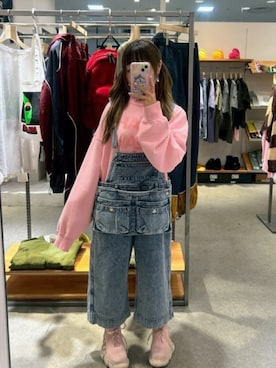 「25AW冬の新作」｜「アイテム（サロペット/オーバーオール）」を使った、RNA MEDIA ZOZOTOWN STAFFさん（レディース・158cm）の秋コーディネート