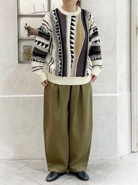 「24AW秋の新作」｜「アイテム（パンツ）」を使った、RNA MEDIA ZOZOTOWN STAFFさん（レディース・162cm）の秋コーディネート