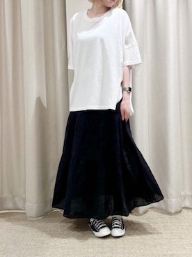 「25AW秋の新作」｜RNA MEDIA ZOZOTOWN STAFFさん（レディース・168cm）の夏コーディネート