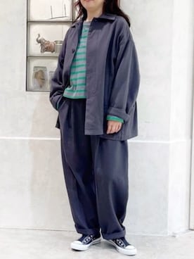「RNA-N（アールエヌエーエヌ）のアイテム（その他アウター）」を使った、RNA MEDIA ZOZOTOWN STAFFさん（レディース・162cm）の秋コーディネート