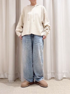 「RNA-N（アールエヌエーエヌ）のアイテム」を使った、RNA MEDIA ZOZOTOWN STAFFさん（レディース・157cm）の冬コーディネート