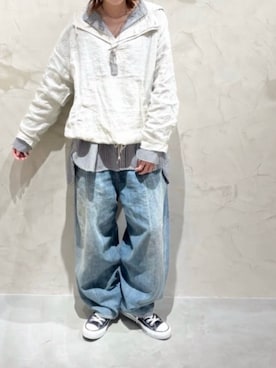 「URCH RNA（アーチ アールエヌエー）のアイテム」を使った、RNA MEDIA ZOZOTOWN STAFFさん（レディース・160cm）の春コーディネート