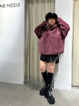 「RNA」｜「アイテム（帽子）」を使った、RNA MEDIA ZOZOTOWN STAFFさん（レディース・151cm）の秋コーディネート