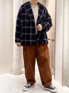 「24AW秋の新作」｜RNA MEDIA ZOZOTOWN STAFFさん（レディース・157cm）の冬コーディネート