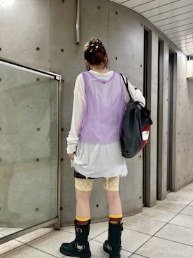 「RNA（アールエヌエー）のアイテム」を使った、RNA MEDIA ZOZOTOWN STAFFさん（レディース・162cm）の春コーディネート